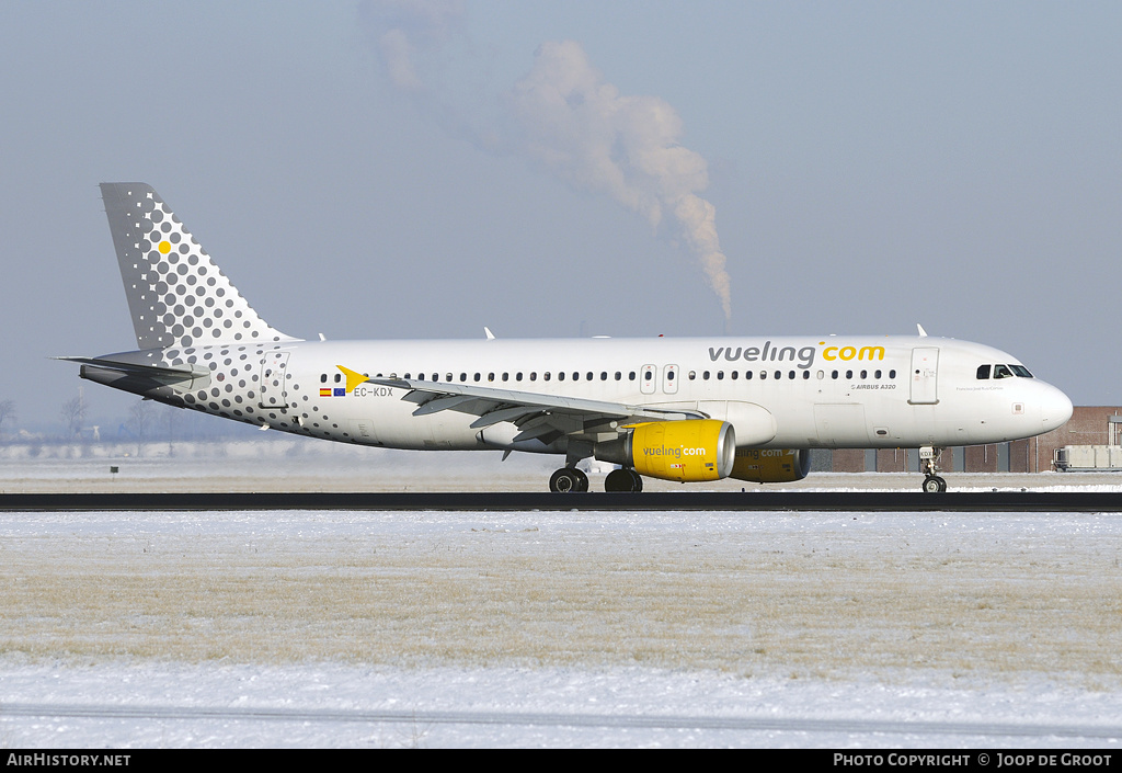 Aircraft Photo of EC-KDX | Airbus A320-216 | Vueling Airlines | AirHistory.net #63098