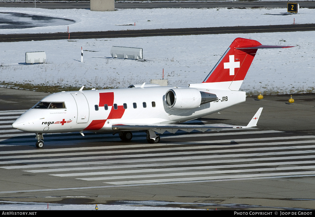 Aircraft Photo of HB-JRB | Bombardier Challenger 604 (CL-600-2B16) | REGA - Swiss Air Ambulance | AirHistory.net #63105