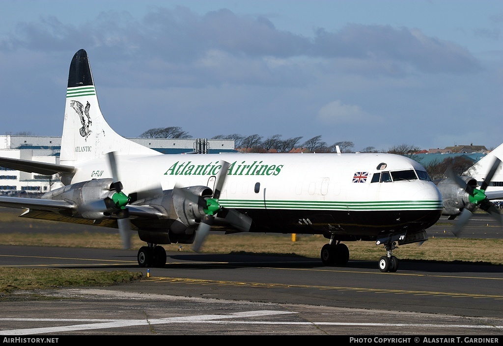 Aircraft Photo of G-FIJV | Lockheed L-188C(F) Electra | Atlantic Airlines | AirHistory.net #63110