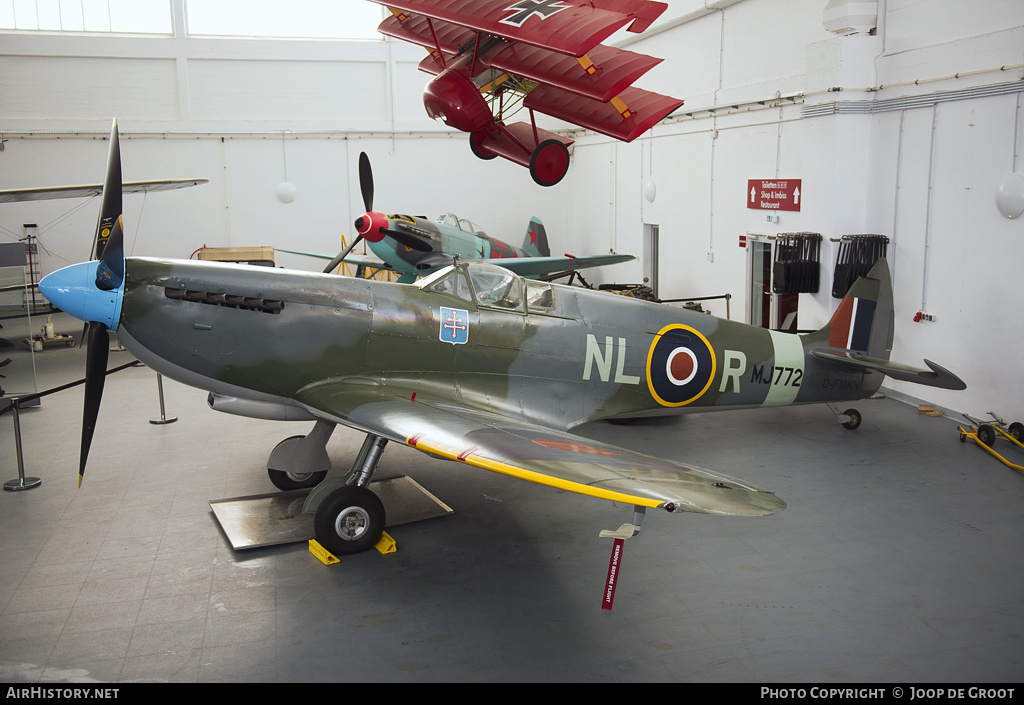 Aircraft Photo of D-FMKN / MJ772 | Supermarine 509 Spitfire T9 | UK - Air Force | AirHistory.net #63126