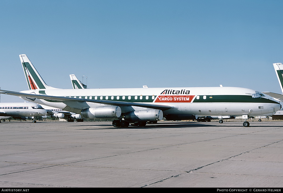 Aircraft Photo of I-DIWC | McDonnell Douglas DC-8-62H/CF | Alitalia Cargo System | AirHistory.net #63128