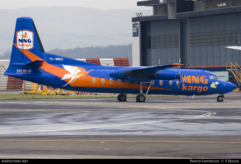 Aircraft Photo of TC-MBG | Fokker F27-500 Friendship | MNG Kargo | AirHistory.net #63129