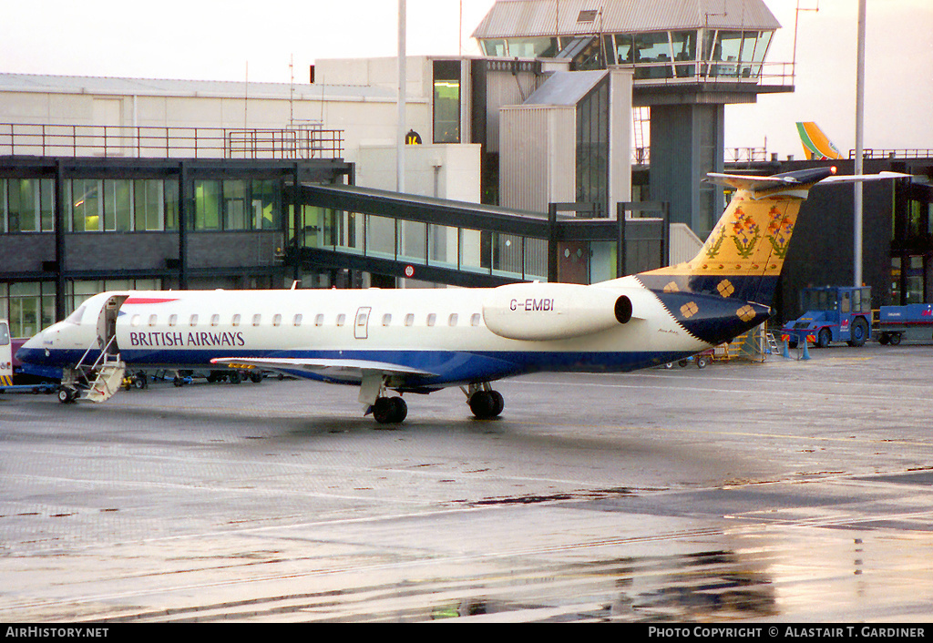 Aircraft Photo of G-EMBI | Embraer ERJ-145EU (EMB-145EU) | British Airways | AirHistory.net #63140