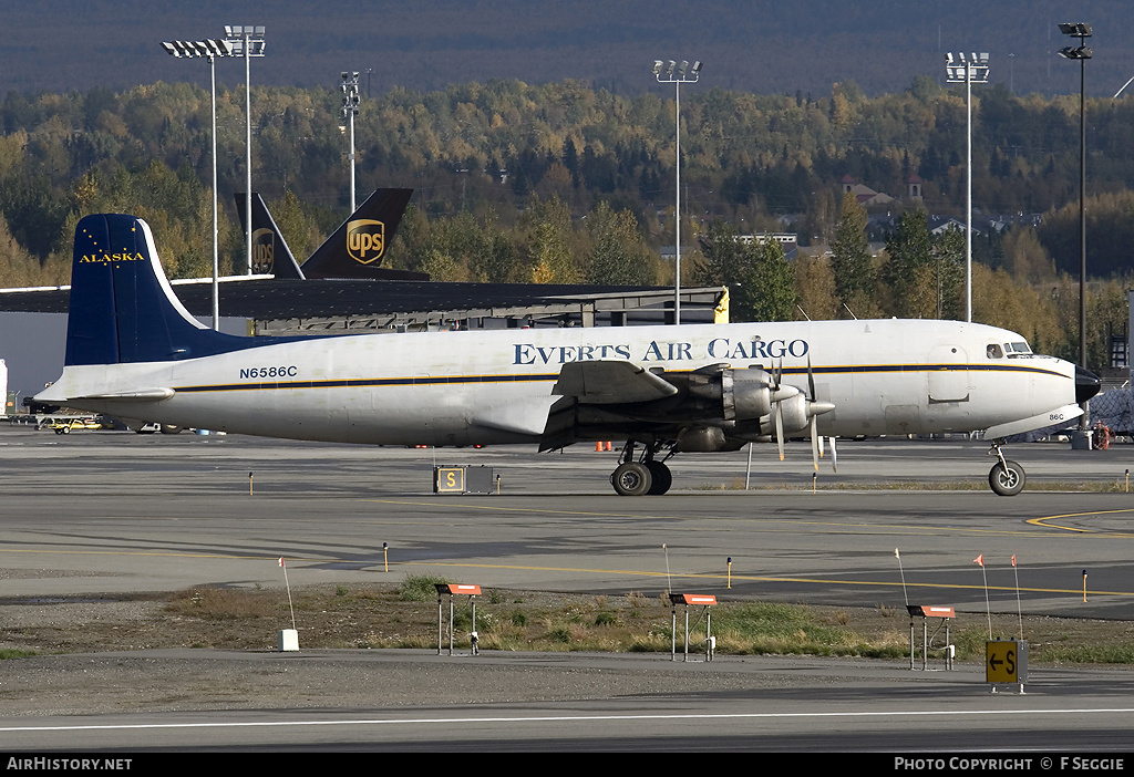 Aircraft Photo of N6586C | Douglas DC-6B(F) | Everts Air Cargo | AirHistory.net #63146