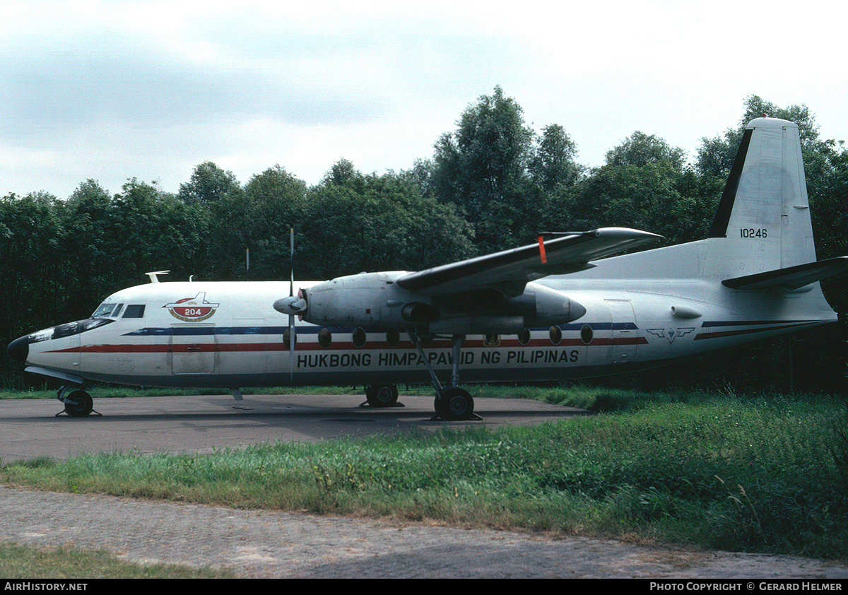 Aircraft Photo of 10246 | Fokker F27-100 Friendship | Philippines - Air Force | AirHistory.net #63157