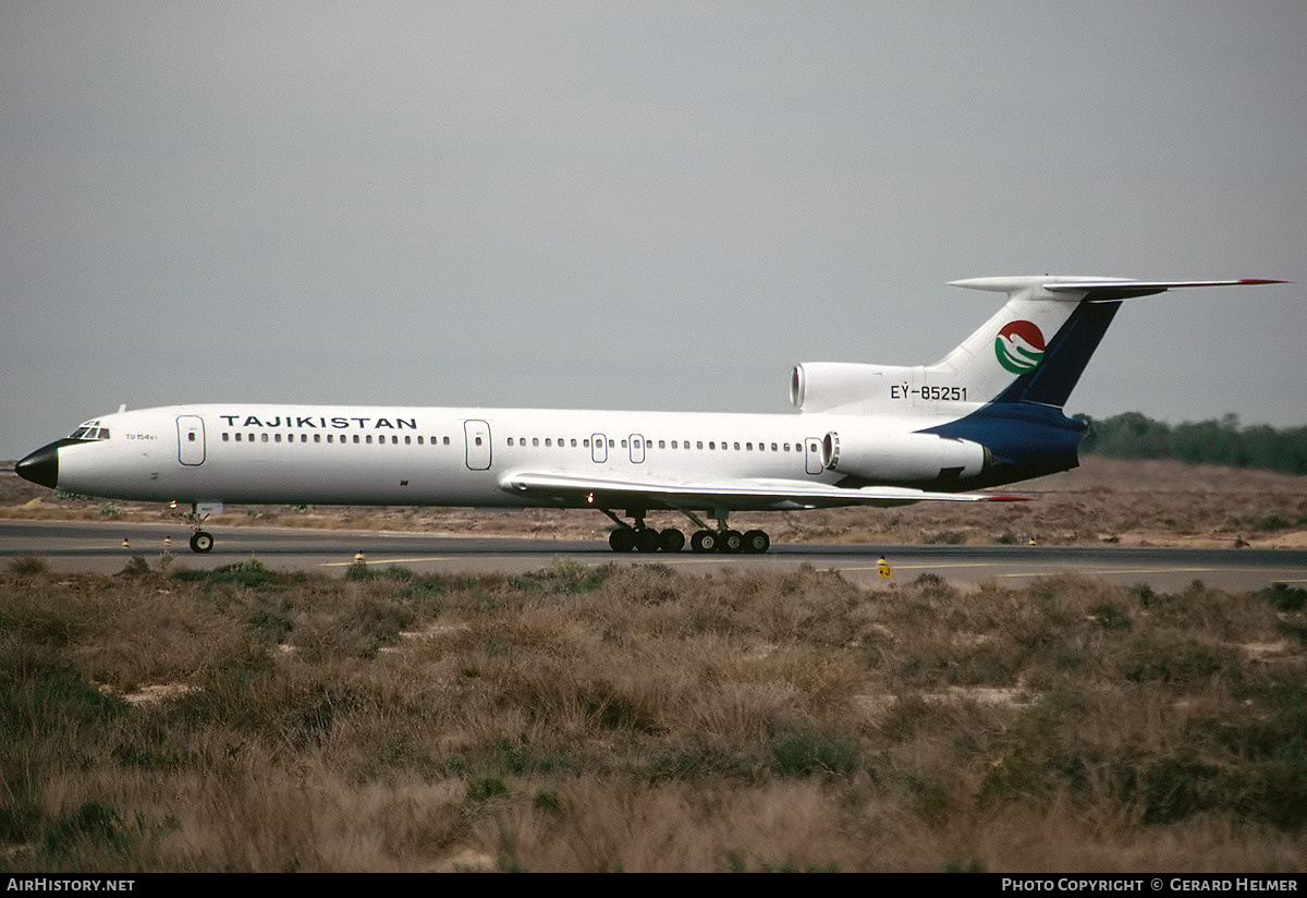 Aircraft Photo of EY-85251 | Tupolev Tu-154B-1 | Tajikistan Airlines | AirHistory.net #63162