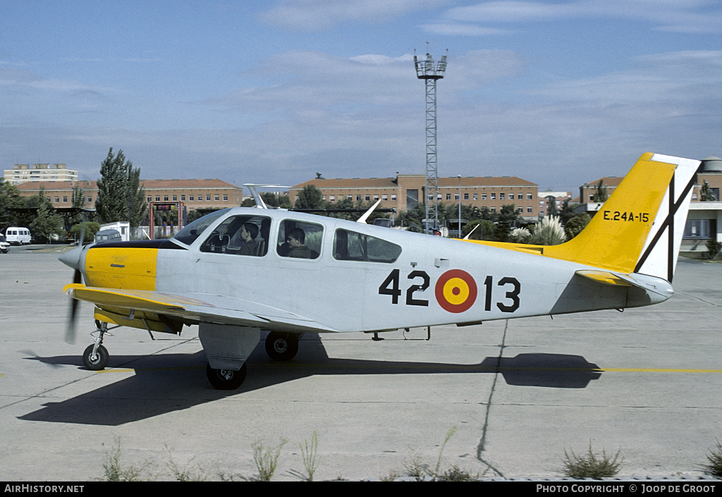 Aircraft Photo of E24A-15 | Beech F33C Bonanza | Spain - Air Force | AirHistory.net #63163