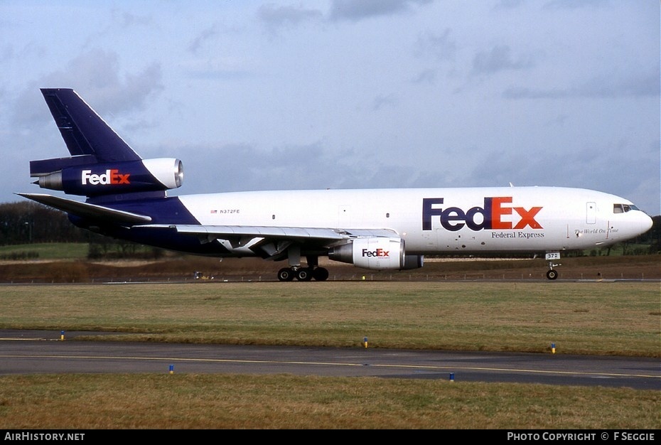 Aircraft Photo of N372FE | McDonnell Douglas DC-10-10(F) | Fedex - Federal Express | AirHistory.net #63182