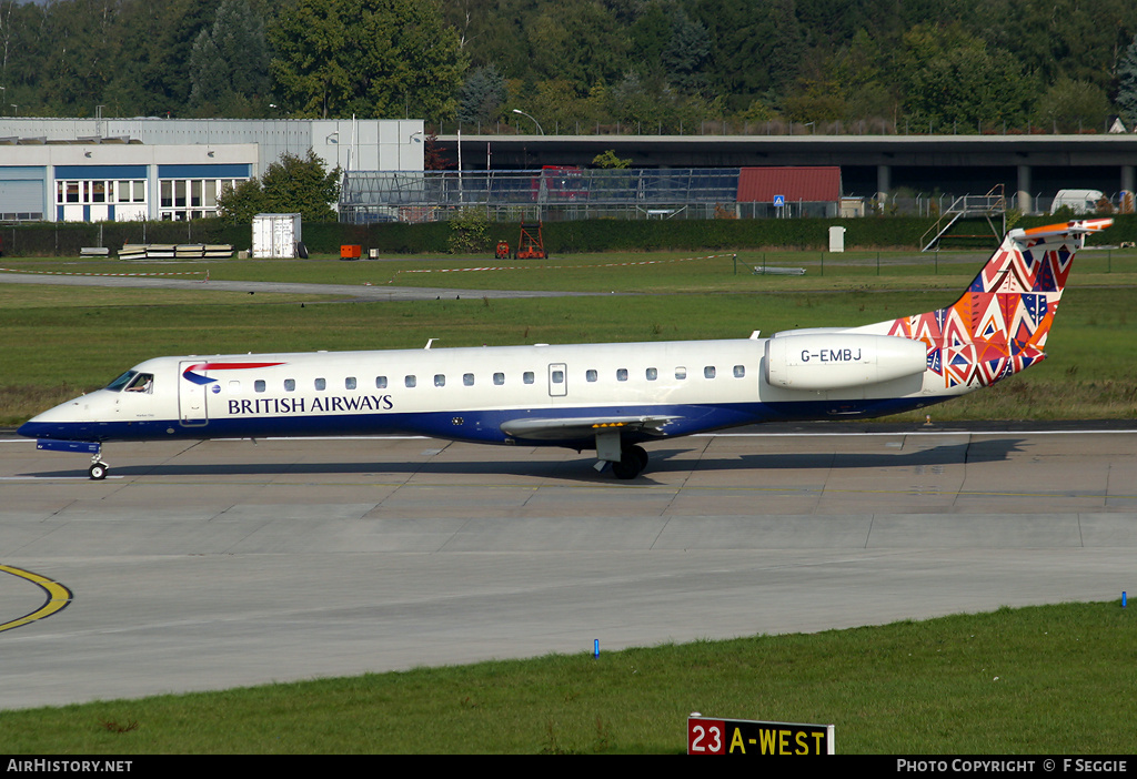 Aircraft Photo of G-EMBJ | Embraer ERJ-145EU (EMB-145EU) | British Airways | AirHistory.net #63183
