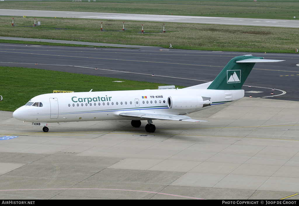 Aircraft Photo of YR-KMB | Fokker 70 (F28-0070) | Carpatair | AirHistory.net #63188