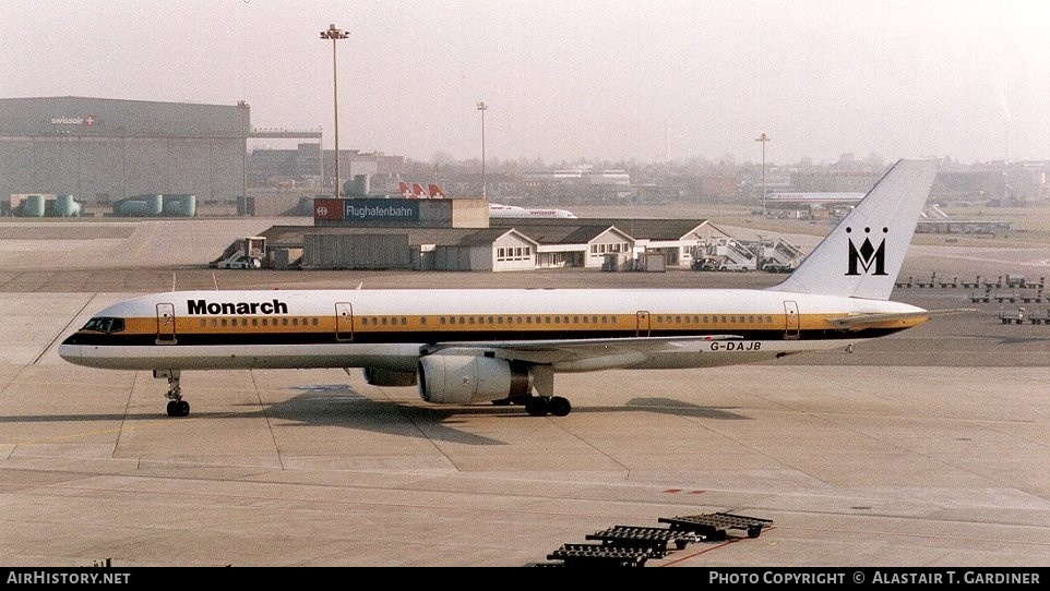 Aircraft Photo of G-DAJB | Boeing 757-2T7 | Monarch Airlines | AirHistory.net #63209