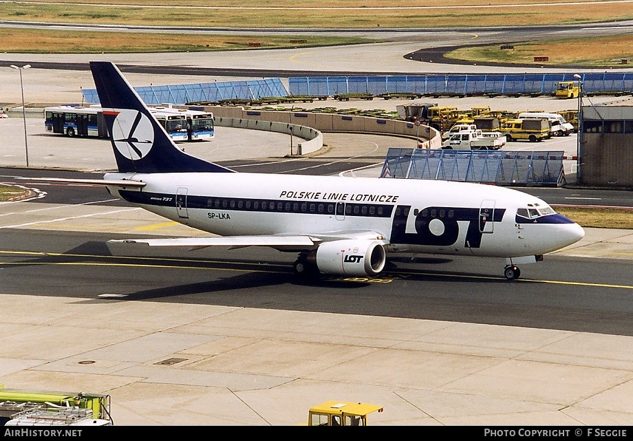 Aircraft Photo of SP-LKA | Boeing 737-55D | LOT Polish Airlines - Polskie Linie Lotnicze | AirHistory.net #63219