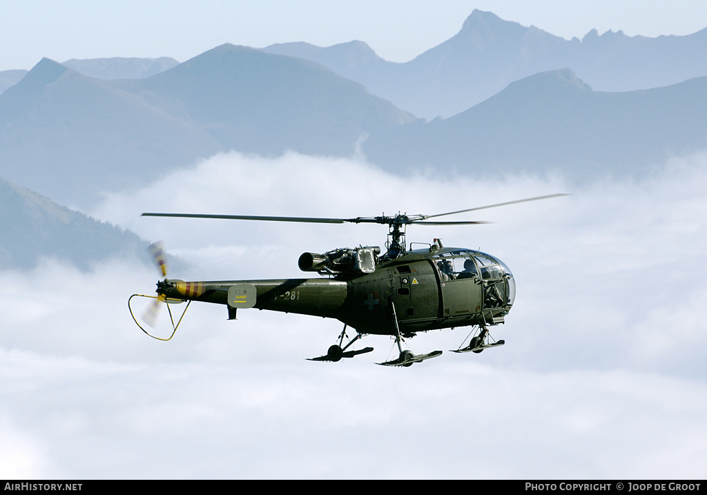 Aircraft Photo of V-281 | Sud SE-3160 Alouette III | Switzerland - Air Force | AirHistory.net #63226