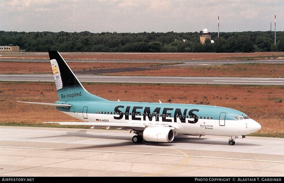 Aircraft Photo of D-AGEU | Boeing 737-75B | Germania | AirHistory.net #63227