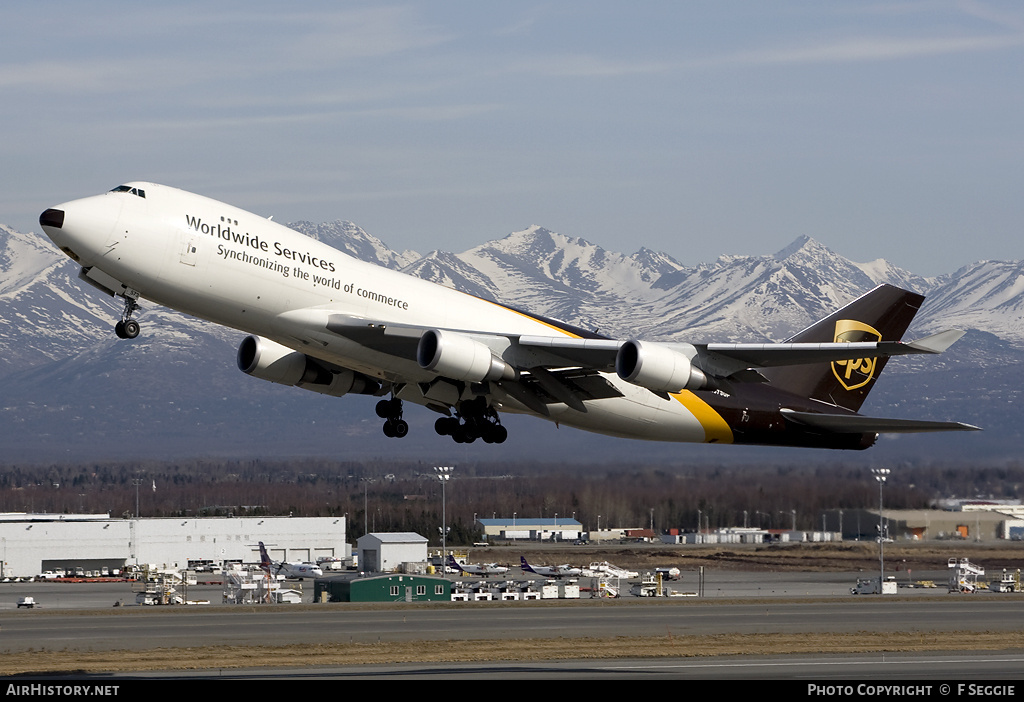 Aircraft Photo of N573UP | Boeing 747-44AF/SCD | United Parcel Service - UPS | AirHistory.net #63237