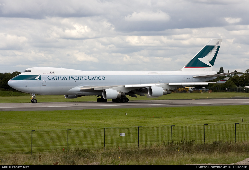 Aircraft Photo of B-LIA | Boeing 747-467F/ER/SCD | Cathay Pacific Airways Cargo | AirHistory.net #63241
