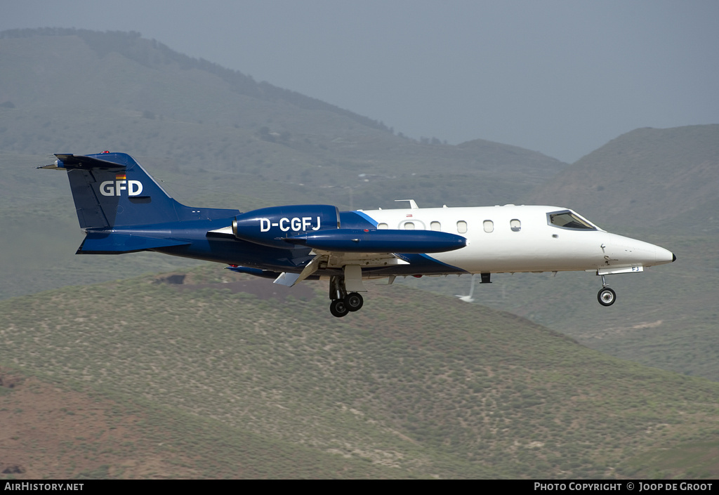 Aircraft Photo of D-CGFJ | Learjet 35A/Avcon R/X | GFD - Gesellschaft für Flugzieldarstellung | AirHistory.net #63243