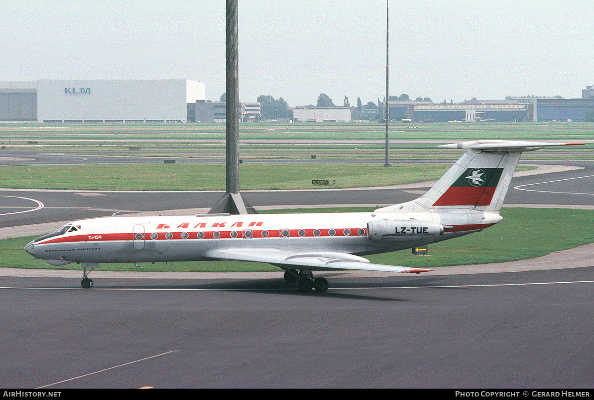 Aircraft Photo of LZ-TUE | Tupolev Tu-134 | Balkan - Bulgarian Airlines | AirHistory.net #63265