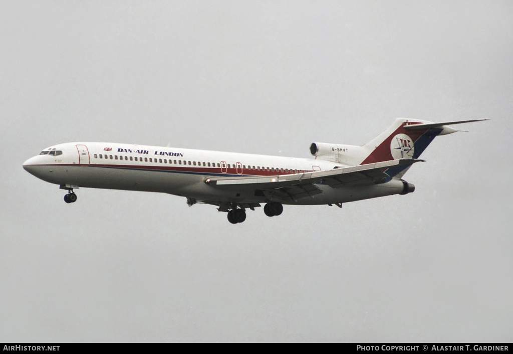 Aircraft Photo of G-BHVT | Boeing 727-212/Adv | Dan-Air London | AirHistory.net #63266