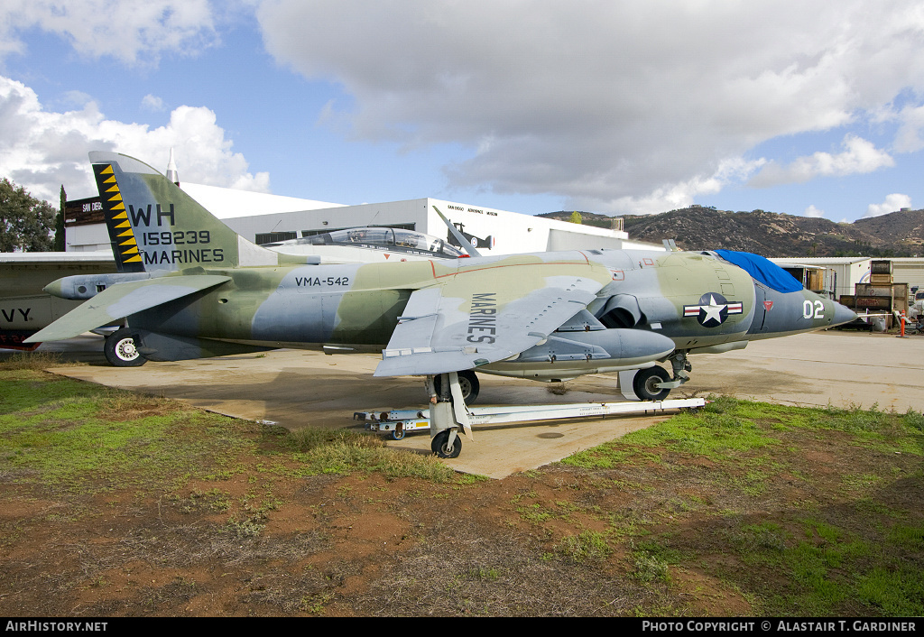 Aircraft Photo of 159239 | Hawker Siddeley AV-8A Harrier | USA - Marines | AirHistory.net #63268