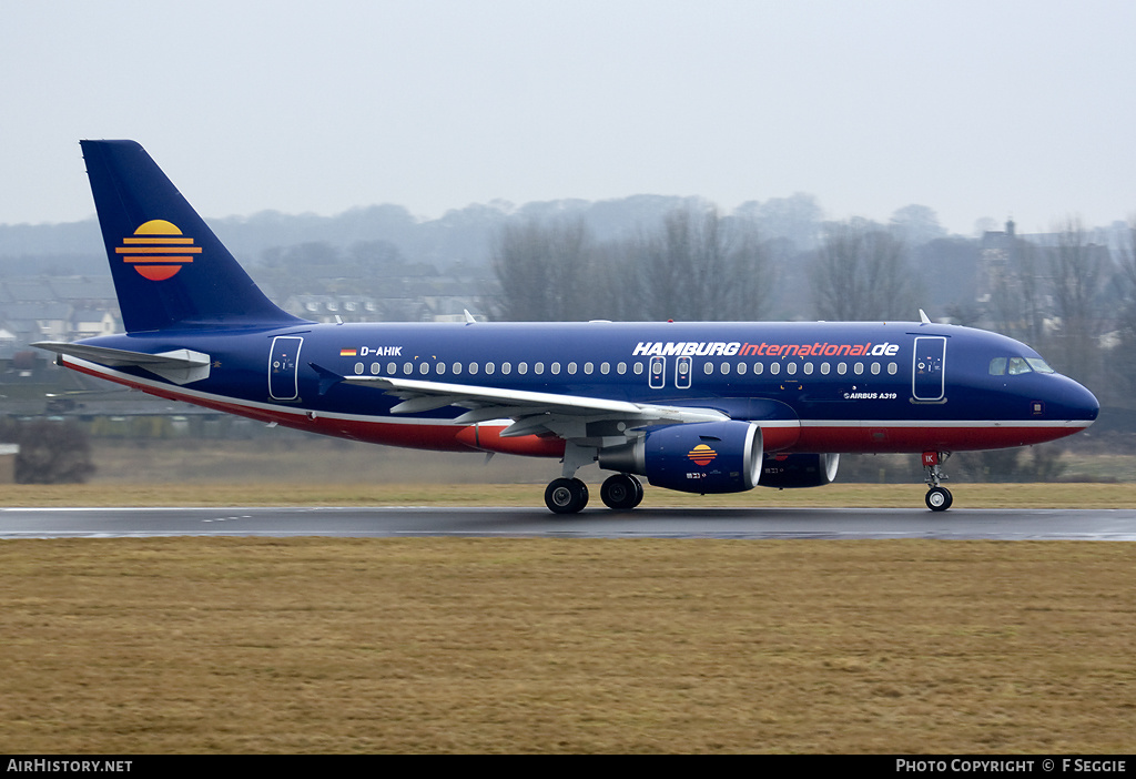 Aircraft Photo of D-AHIK | Airbus A319-112 | Hamburg International | AirHistory.net #63271