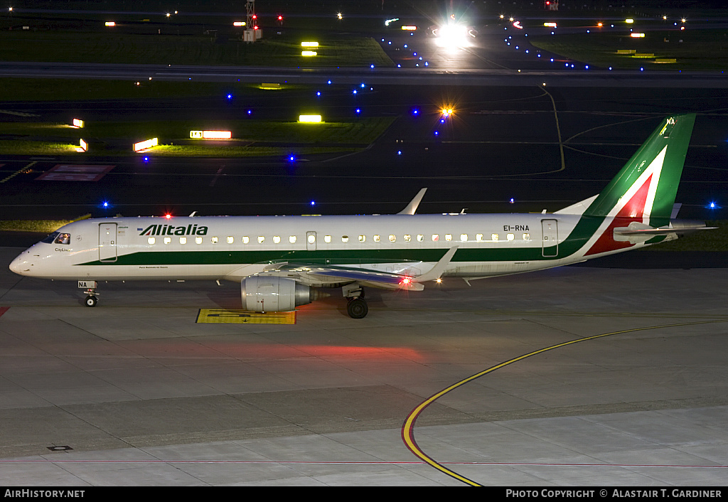 Aircraft Photo of EI-RNA | Embraer 190STD (ERJ-190-100STD) | Alitalia CityLiner | AirHistory.net #63274