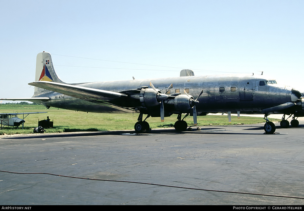 Aircraft Photo of HI-474 | Douglas DC-6B | TRADO - Transporte Aereo Dominicano | AirHistory.net #63288