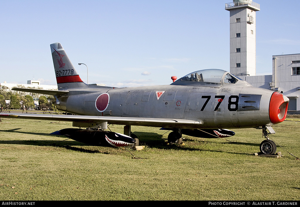 Aircraft Photo of 82-7778 | North American F-86F Sabre | Japan - Air Force | AirHistory.net #63291
