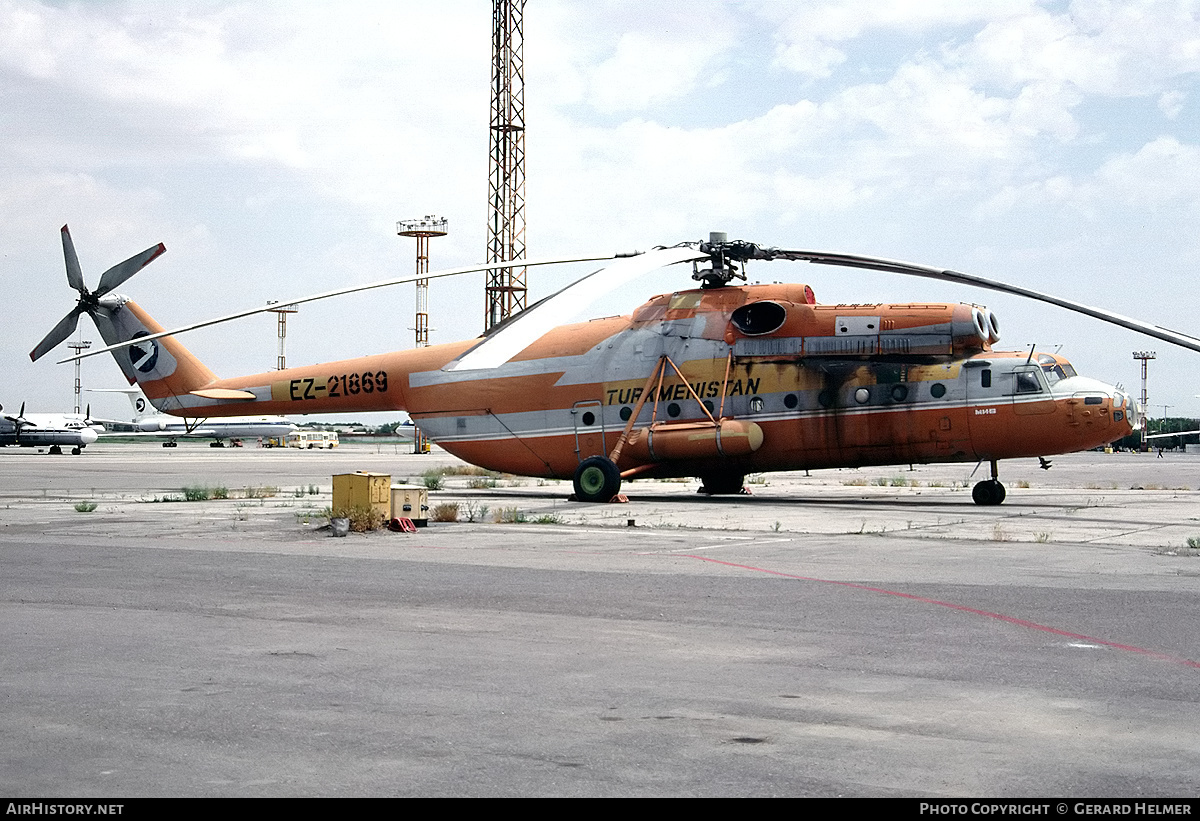 Aircraft Photo of EZ-21869 | Mil Mi-6 | Turkmenistan Airways | AirHistory.net #63296