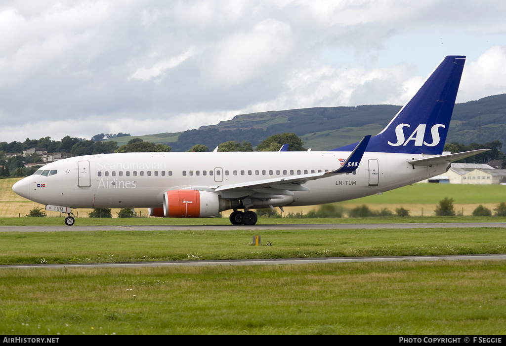Aircraft Photo of LN-TUM | Boeing 737-705 | Scandinavian Airlines - SAS | AirHistory.net #63300