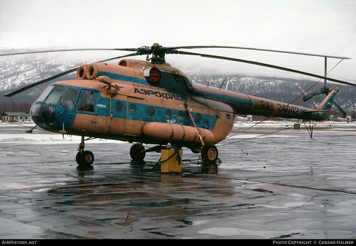 Aircraft Photo of RA-24442 | Mil Mi-8T | Aeroflot | AirHistory.net #63303