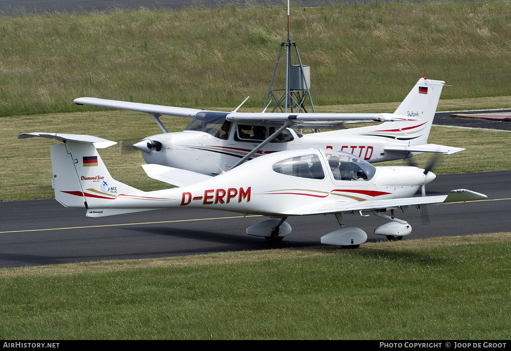 Aircraft Photo of D-ERPM | Diamond DA40-180 Diamond Star | ACC Flug | AirHistory.net #63330