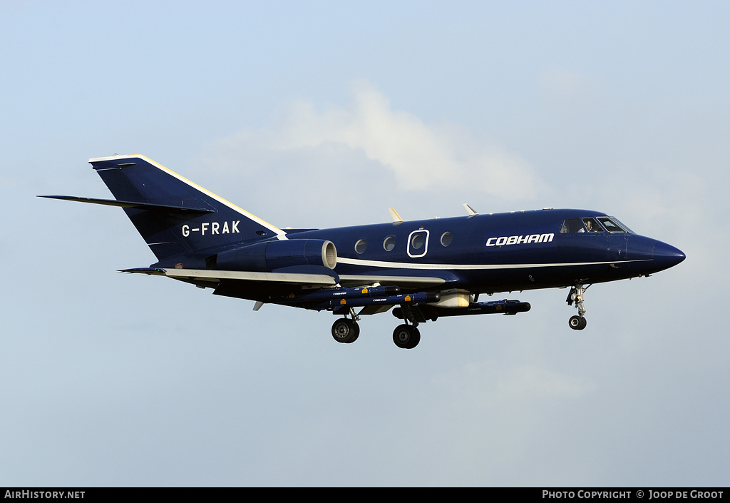 Aircraft Photo of G-FRAK | Dassault Falcon 20DC | Cobham Aviation Services | AirHistory.net #63348