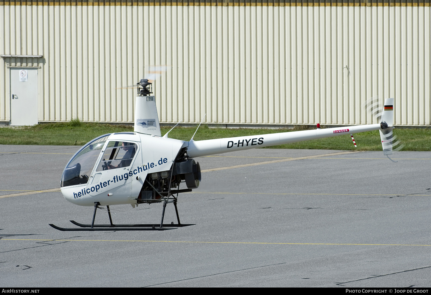 Aircraft Photo of D-HYES | Robinson R-22 Beta | HTC - Helicopter Training + Charter | AirHistory.net #63357
