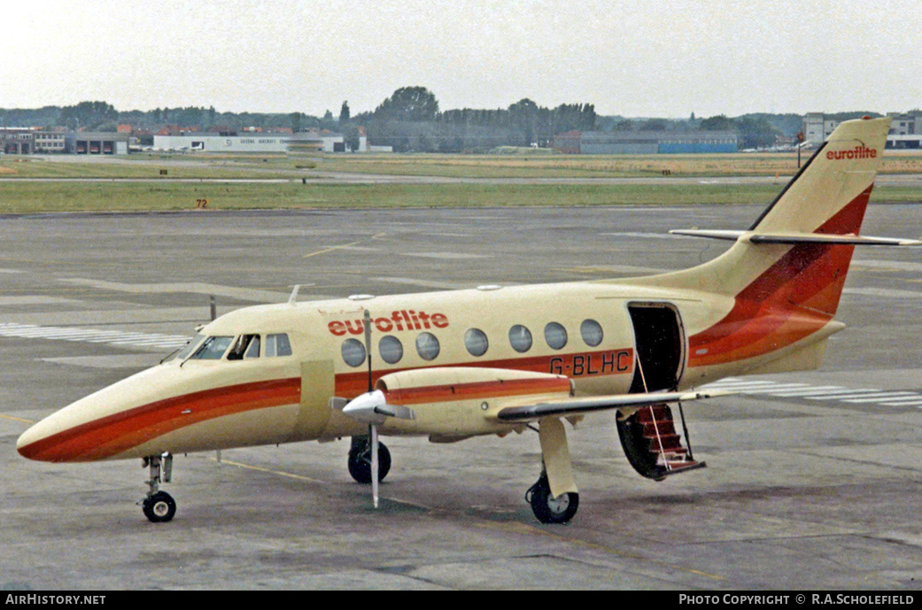 Aircraft Photo of G-BLHC | British Aerospace BAe-3102 Jetstream 31 | Euroflite | AirHistory.net #63368