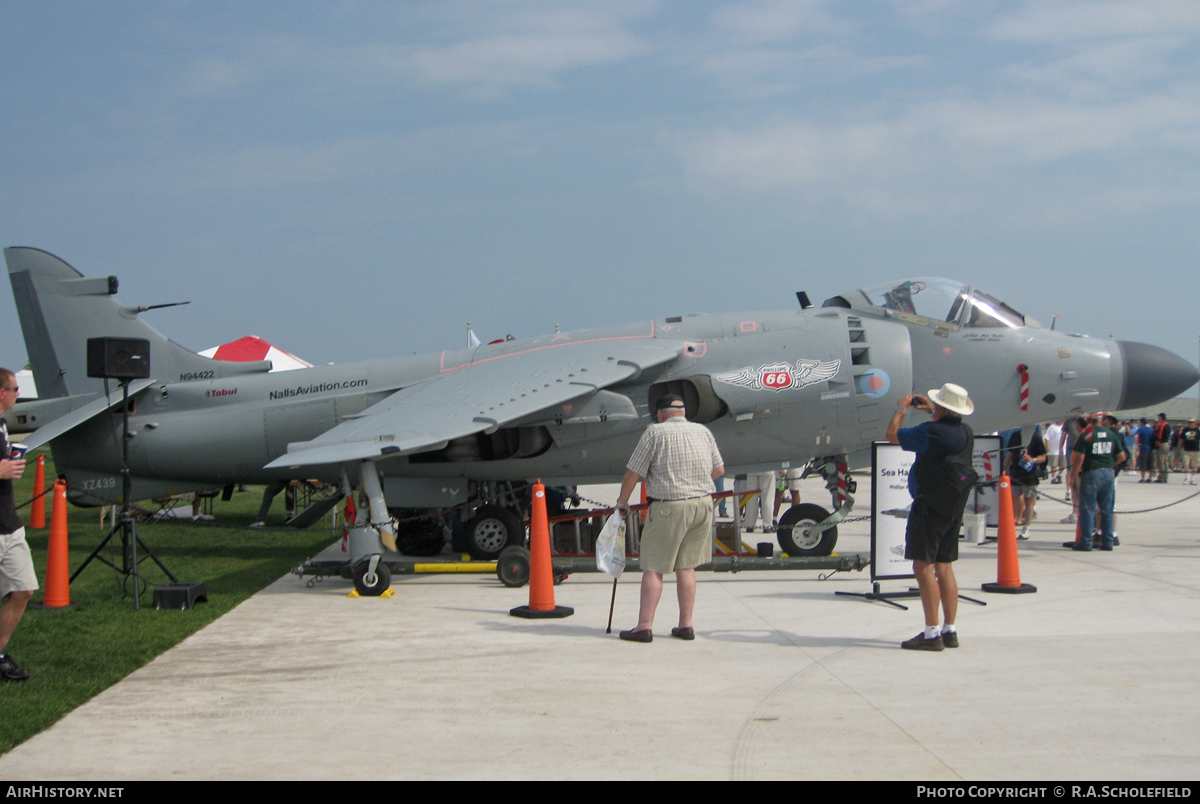 Aircraft Photo of N94422 / XZ439 | British Aerospace Sea Harrier FA2 | UK - Navy | AirHistory.net #63381