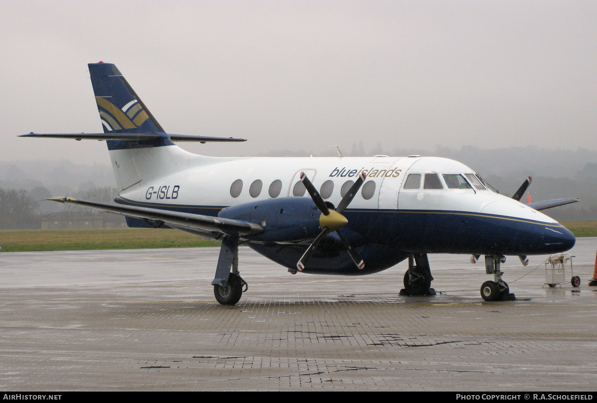 Aircraft Photo of G-ISLB | British Aerospace BAe-3202 Jetstream Super 31 | Blue Islands | AirHistory.net #63386