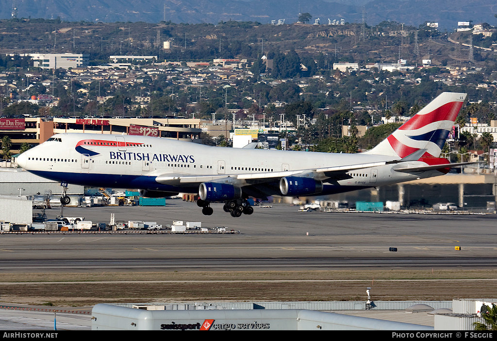Aircraft Photo of G-BYGE | Boeing 747-436 | British Airways | AirHistory.net #63396