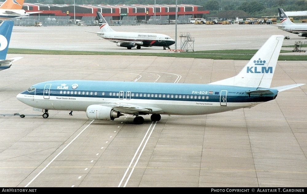 Aircraft Photo of PH-BDR | Boeing 737-406 | KLM - Royal Dutch Airlines | AirHistory.net #63407