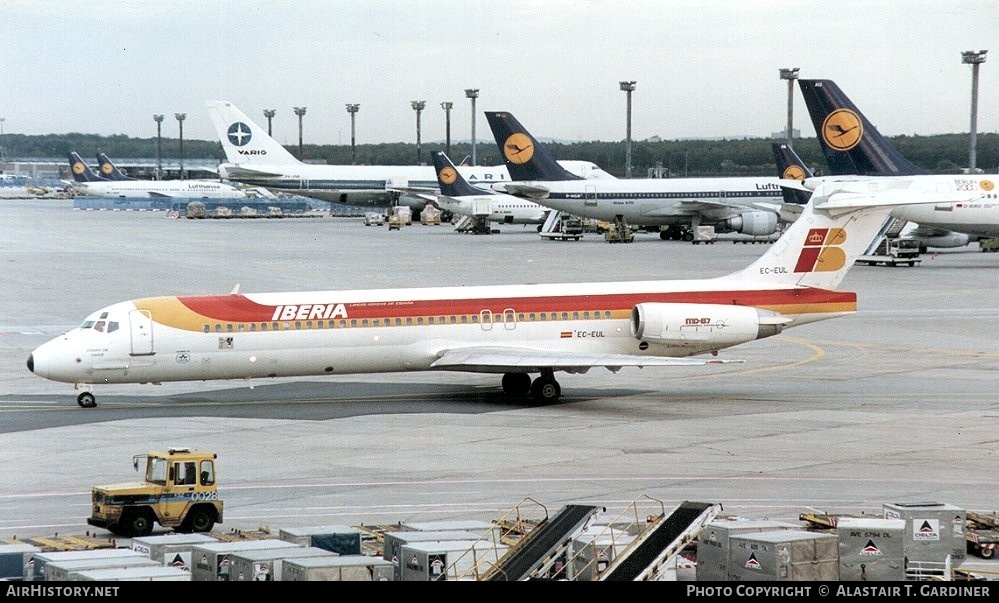 Aircraft Photo of EC-EUL | McDonnell Douglas MD-87 (DC-9-87) | Iberia | AirHistory.net #63408