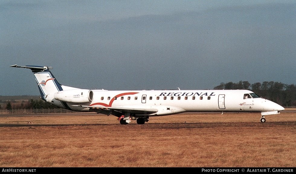 Aircraft Photo of F-GRGD | Embraer ERJ-145EU (EMB-145EU) | Régional Airlines | AirHistory.net #63417