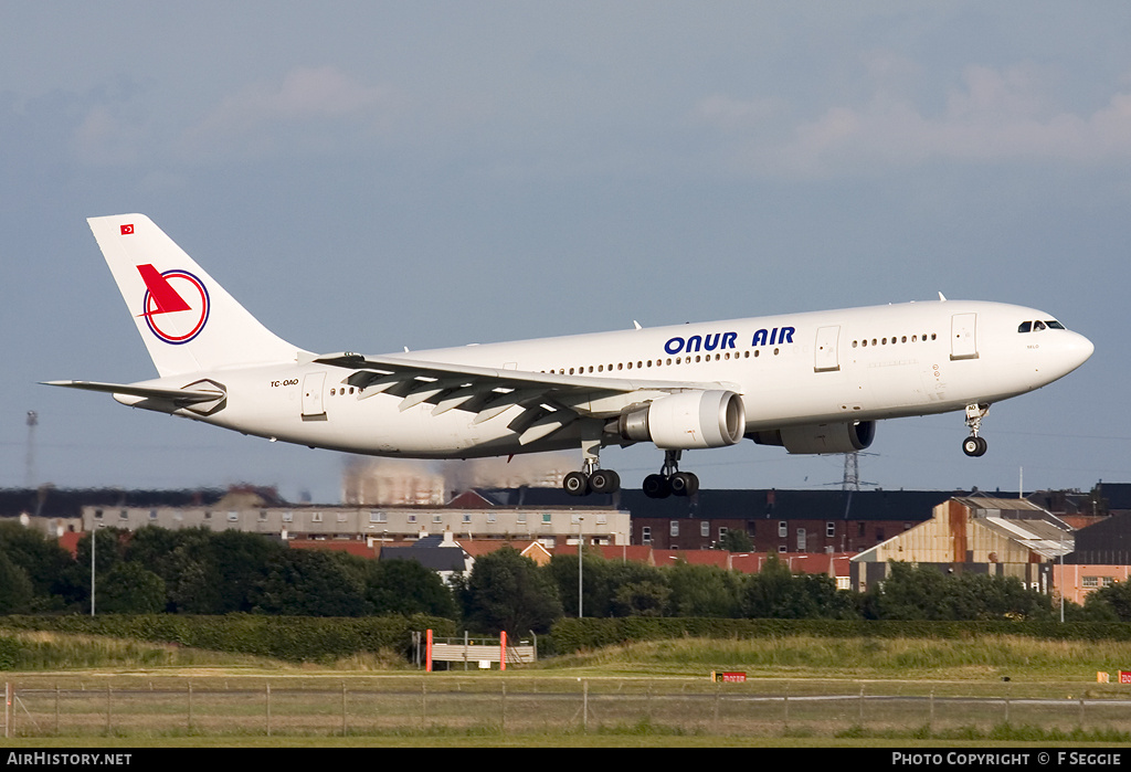 Aircraft Photo of TC-OAO | Airbus A300B4-605R | Onur Air | AirHistory.net #63422