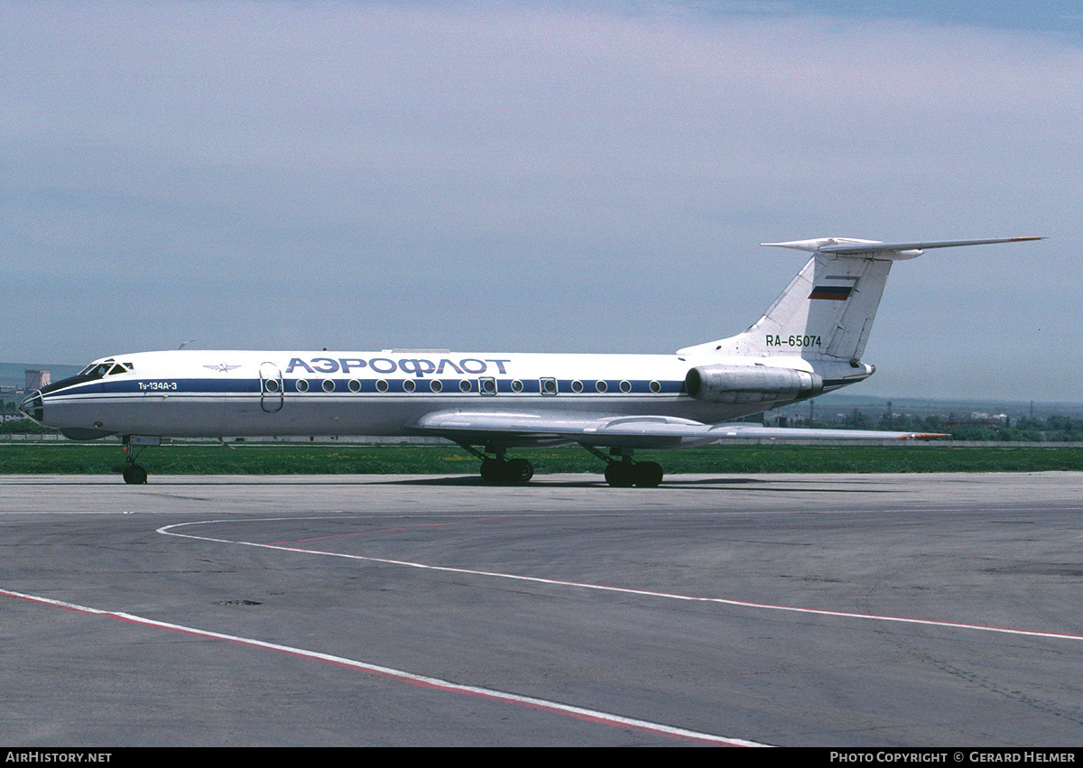 Aircraft Photo of RA-65074 | Tupolev Tu-134A-3 | Aeroflot | AirHistory.net #63426