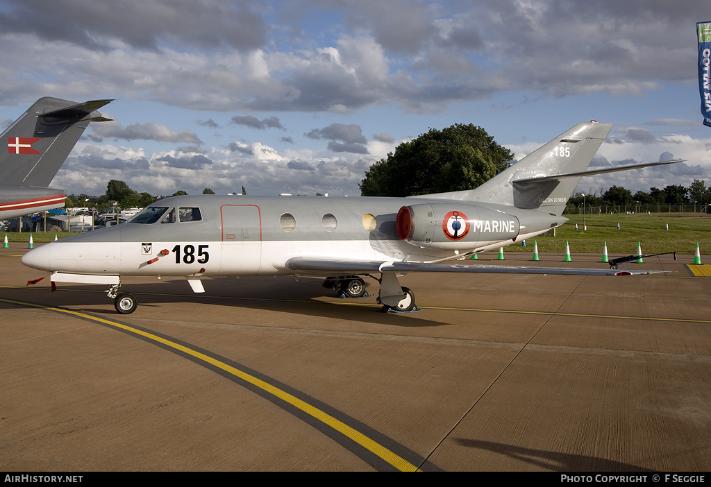 Aircraft Photo of 185 | Dassault Falcon 10MER | France - Navy | AirHistory.net #63444
