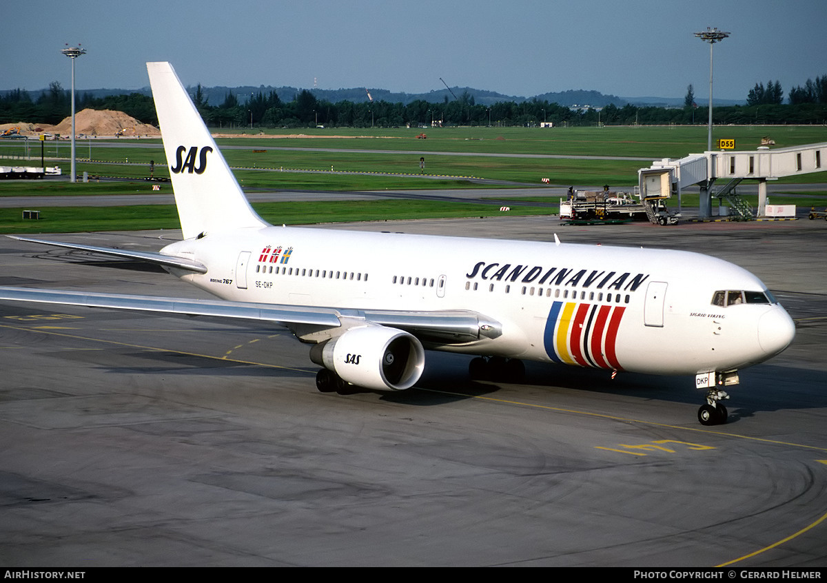 Aircraft Photo of SE-DKP | Boeing 767-283/ER | Scandinavian Airlines - SAS | AirHistory.net #63447