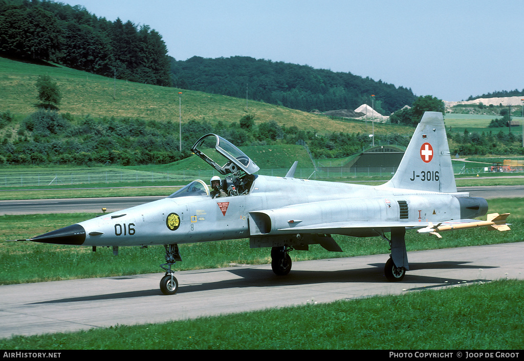 Aircraft Photo of J-3016 | Northrop F-5E Tiger II | Switzerland - Air Force | AirHistory.net #63453