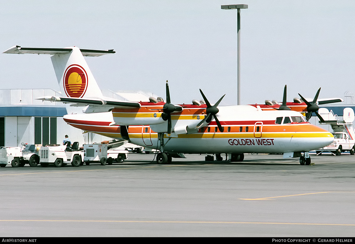 Aircraft Photo of N705GW | De Havilland Canada DHC-7-102 Dash 7 | Golden West Airlines | AirHistory.net #63473