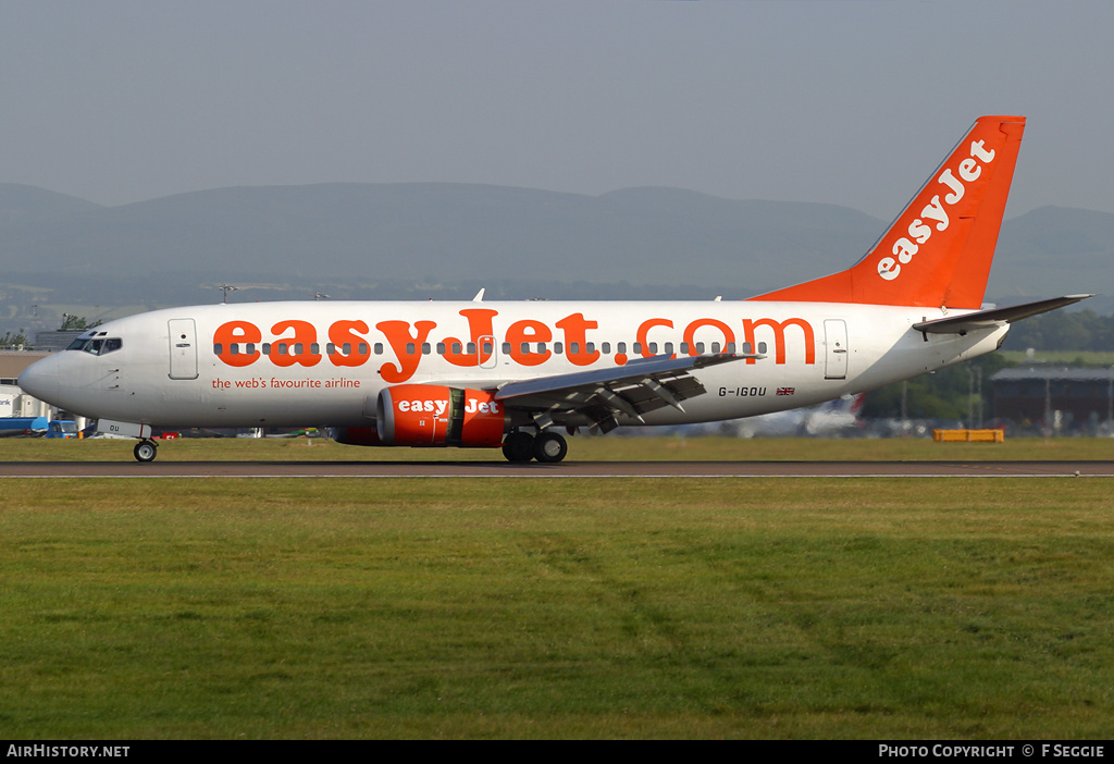 Aircraft Photo of G-IGOU | Boeing 737-3L9 | EasyJet | AirHistory.net #63483