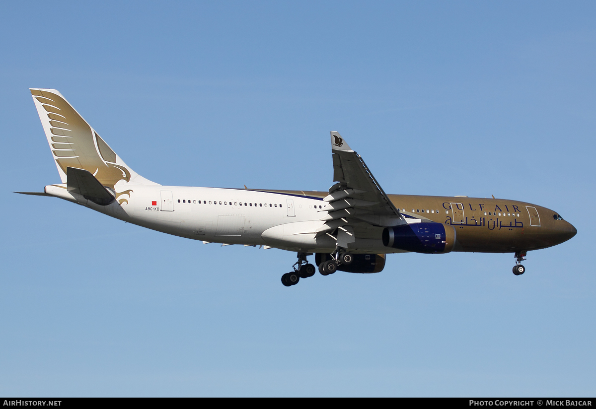 Aircraft Photo of A9C-KD | Airbus A330-243 | Gulf Air | AirHistory.net #63491