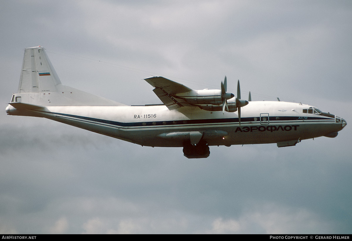 Aircraft Photo of RA-11516 | Antonov An-12B | Aeroflot | AirHistory.net #63503